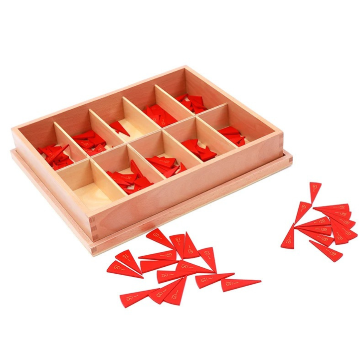 Sections circulaires des fractions de 11 à 20 - 1 - Eveil Montessori Maroc
