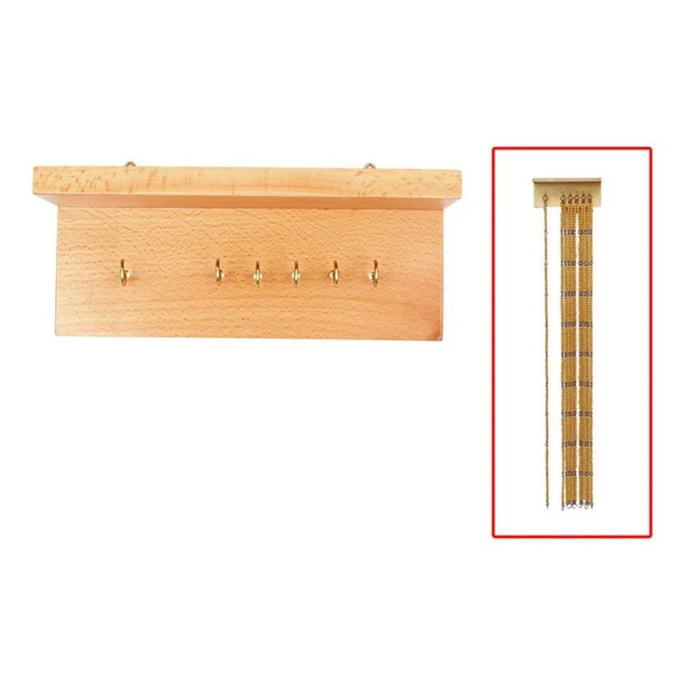 Support pour les chaines de 100 et 1000 - 1 - Eveil Montessori Maroc