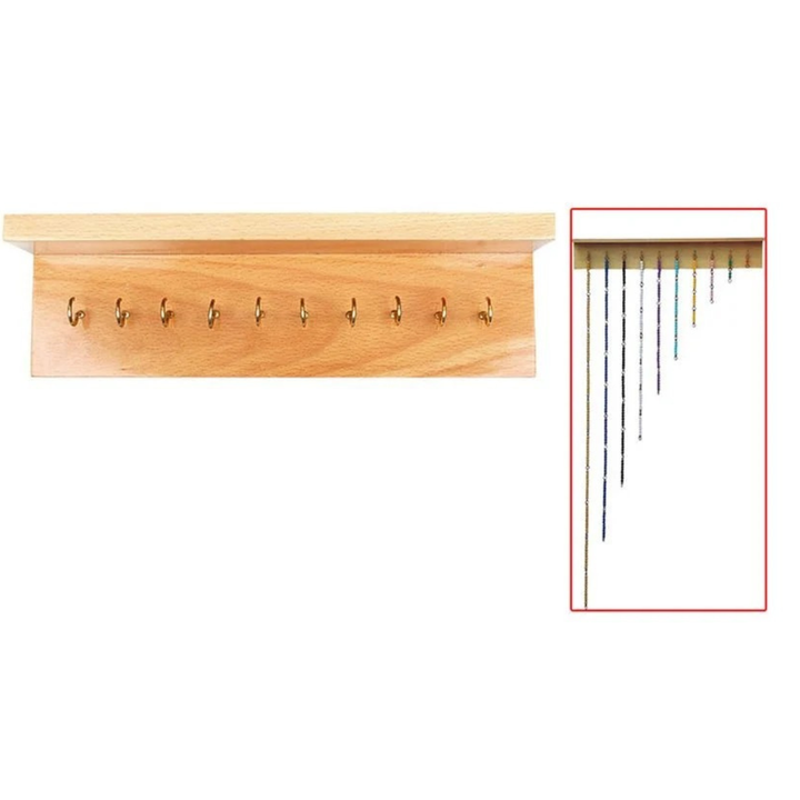 Support pour chaines de perles de 1 à 10