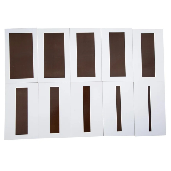 Cartes pour l'escalier marron