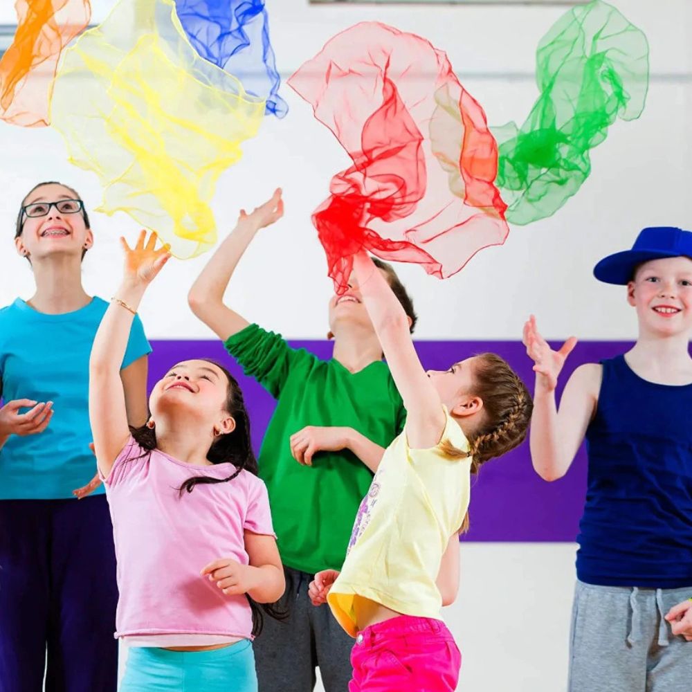 Foulards à jongler (Lot de 6 foulards)