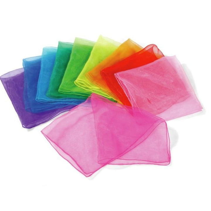 Foulards à jongler (Lot de 10 foulards) - Taille Junior