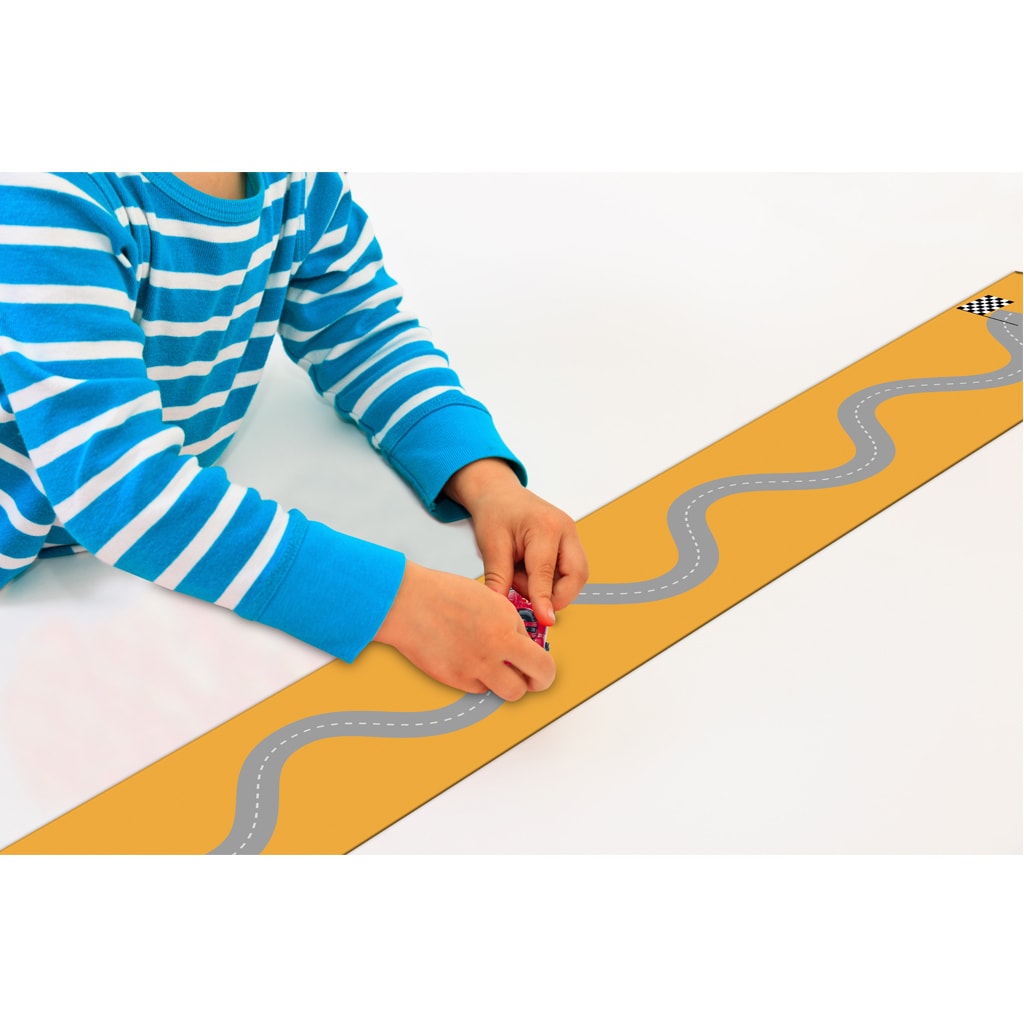 Lot de 8 tapis de jeu Pistes graphiques 15 x 100 cm - N°1