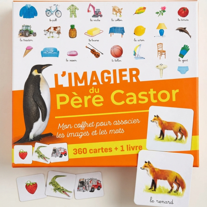 L'imagier du Père Castor : mon coffret pour associer les images et les mots