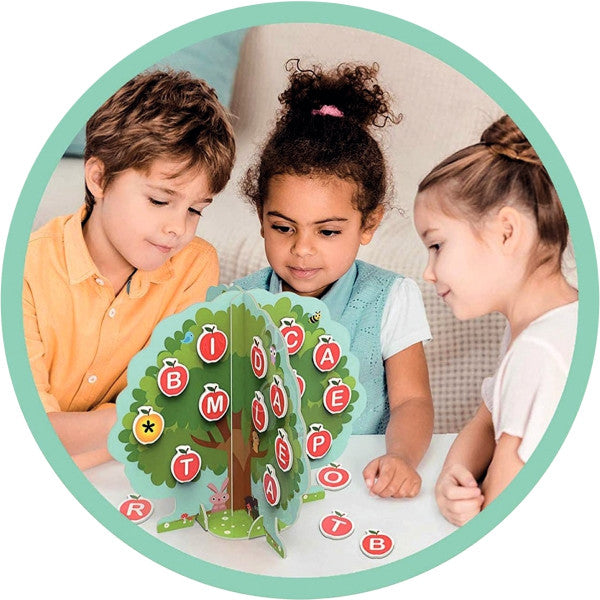 L´arbre des lettres - 3 - Eveil Montessori Maroc