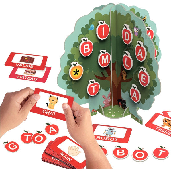 L´arbre des lettres - 2 - Eveil Montessori Maroc