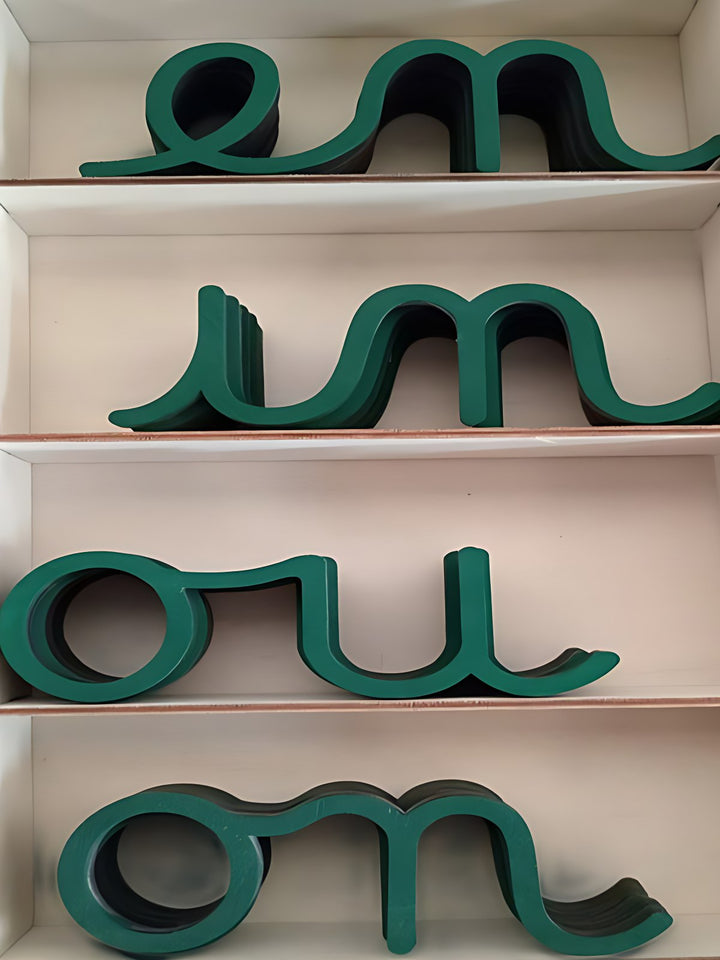 Digrammes Mobiles cursifs | EVEIL MONTESSORI