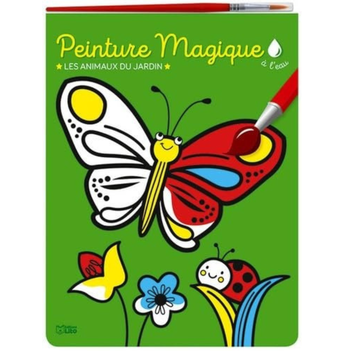 Peinture magique à l’eau – Le jardin