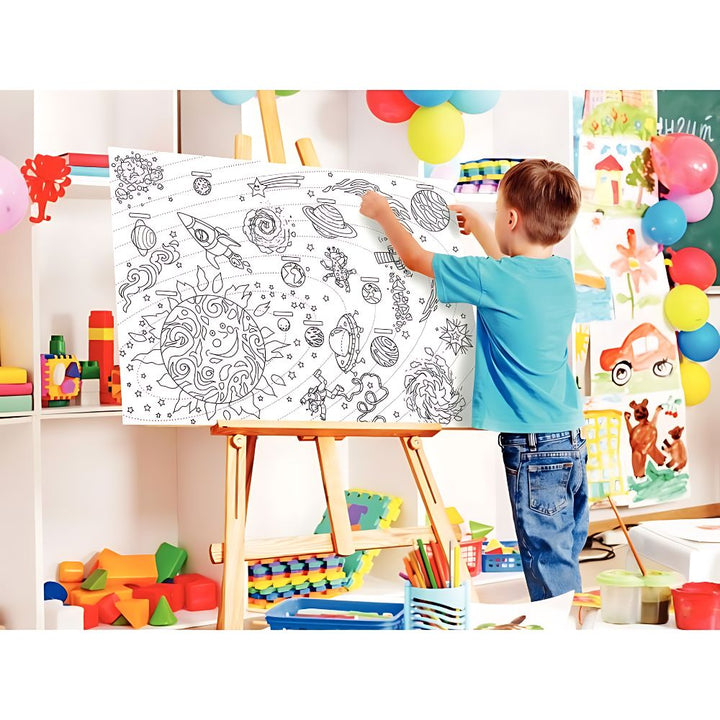 LOT 5 COLORIAGES GEANTS L'ESPACE