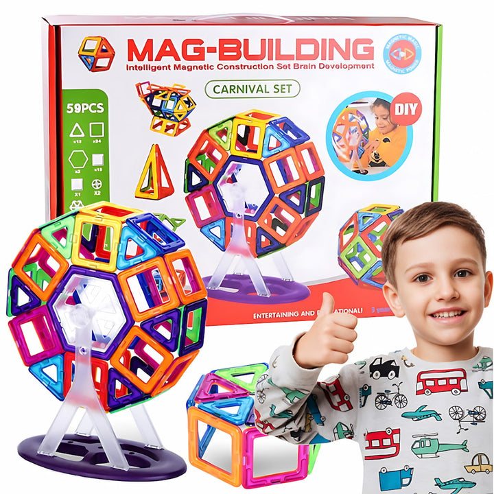 Blocs de construction magnétique MAG-BUILDING| EVEIL MONTESSORI
