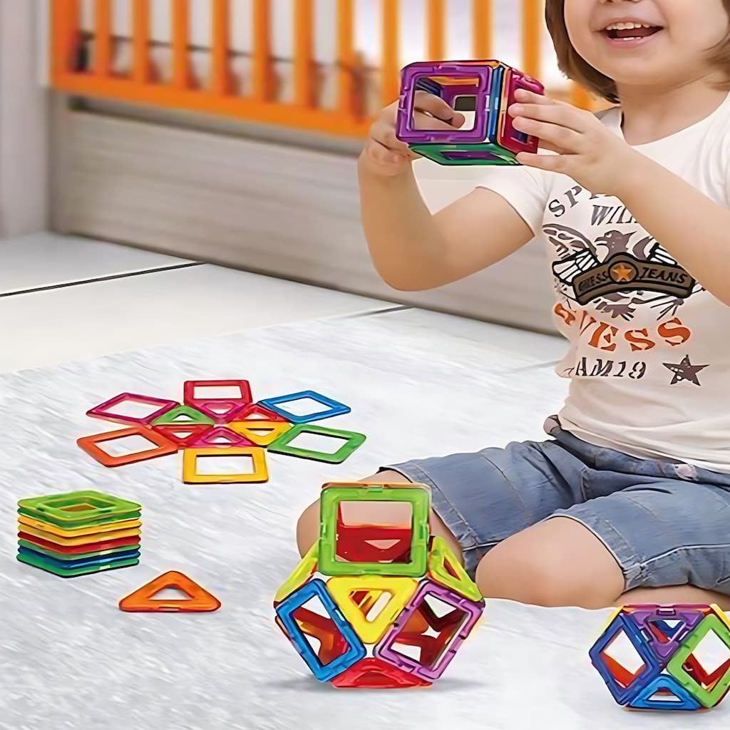 Blocs de construction magnétique MAG-BUILDING| EVEIL MONTESSORI