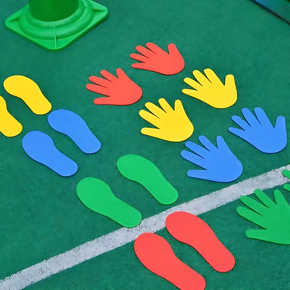 Marquages mains - Eveil Montessori Maroc