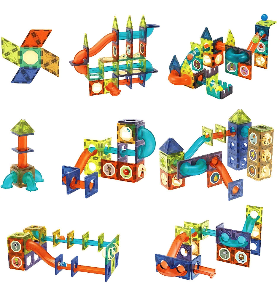 Blocs de construction 110 Pièces - Magbuild - EVEIL MONTESSORI