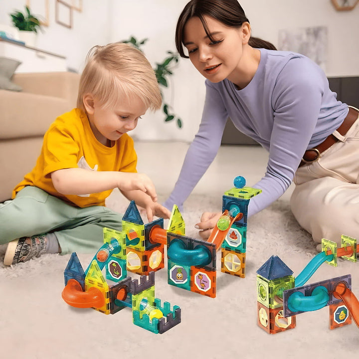 Blocs de construction 110 Pièces - Magbuild - EVEIL MONTESSORI