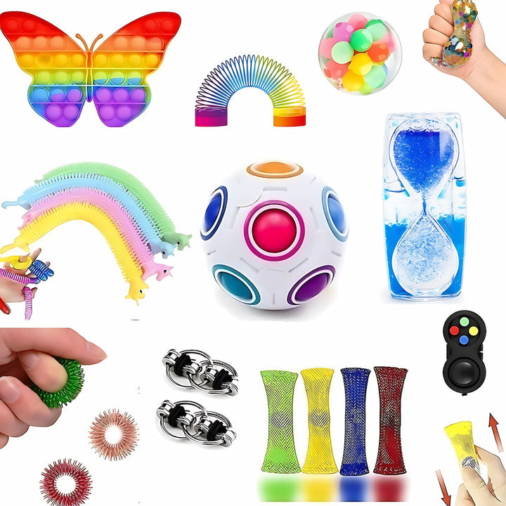 Le Pack  Pop-its & Fidget sensoriel pour Enfants et Adultes - 17pcs