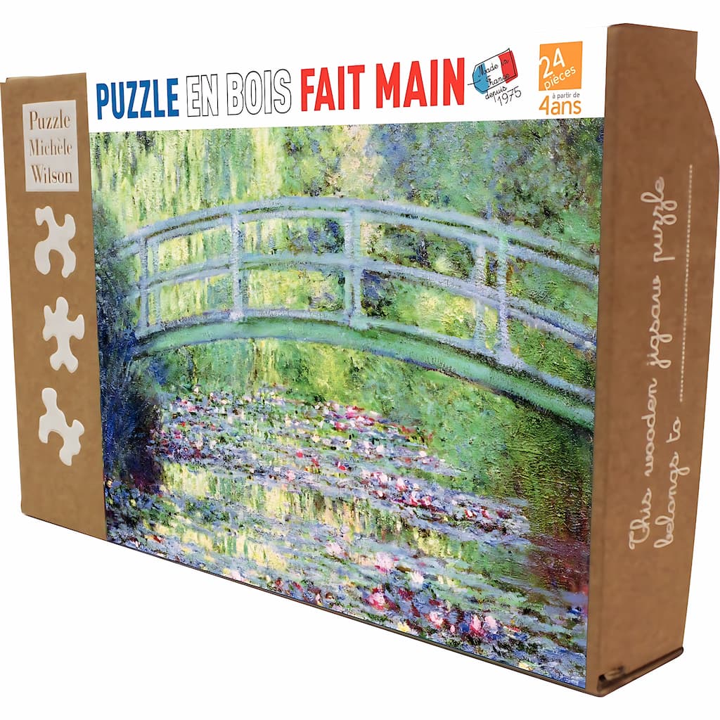 Le pont japonais de Claude Monet - Puzzle 24 pièces | EVEIL MONTESSORI