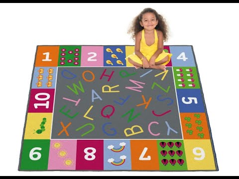 Tapis de regroupement - Chiffres et Lettres - 200x200cm