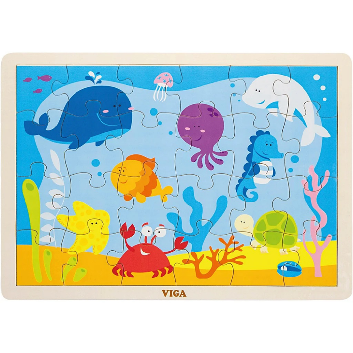 Puzzle en bois Océan - 24 Pcs
