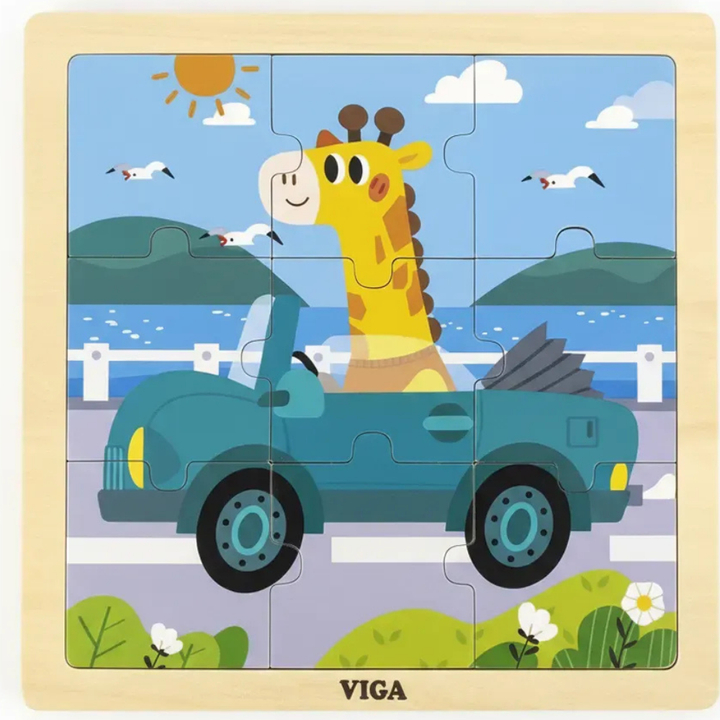Lot de 4 puzzles – Moyens de transport - 6 - Eveil Montessori Maroc