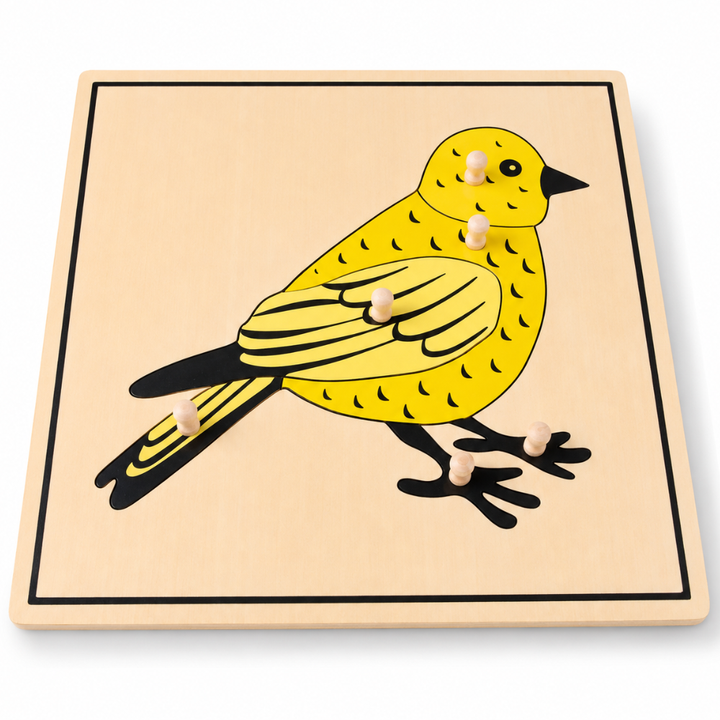 Puzzle Oiseau - 1 - Eveil Montessori Maroc