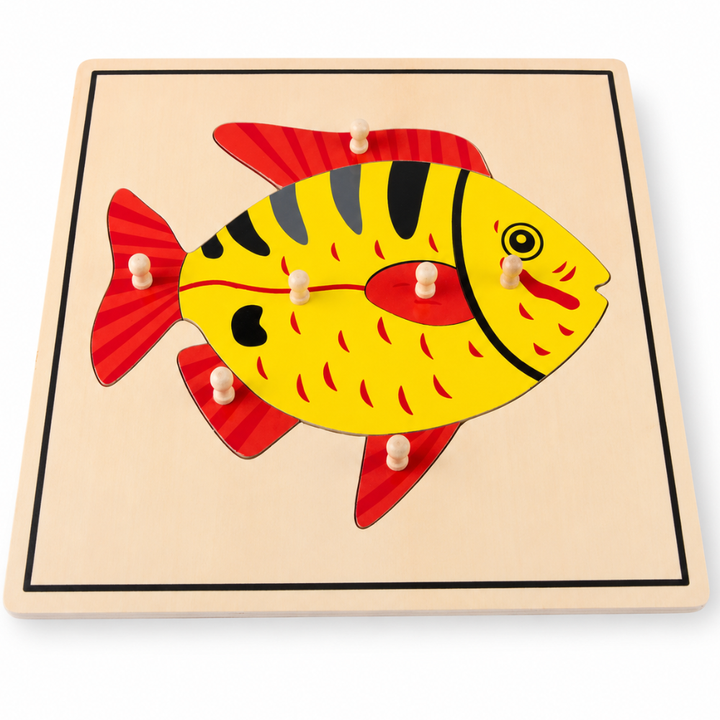 Puzzle Poisson - 1 - Eveil Montessori Maroc
