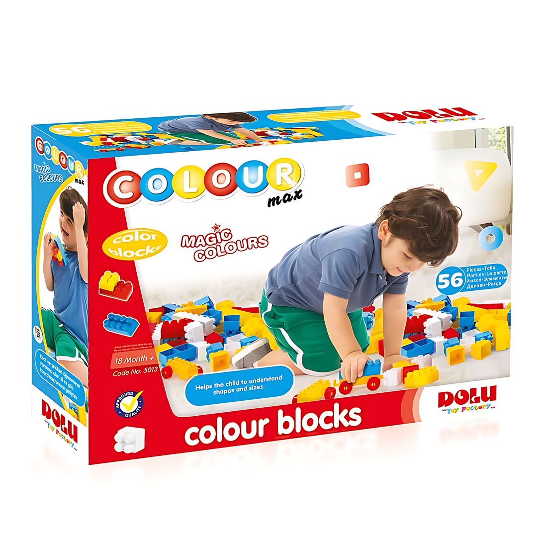 Bloc construction 56 pcs | EVEIL MONTESSORI
