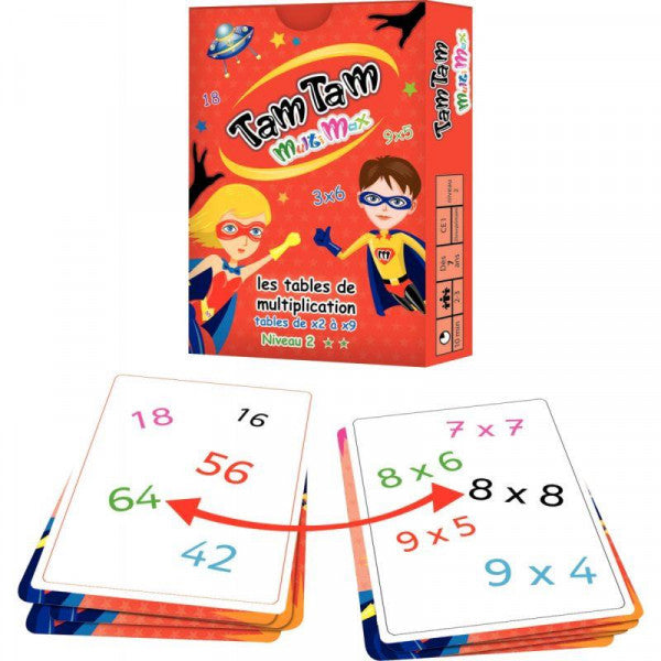 Tam Tam Multimax : Les tables de multiplications - Niveau 2