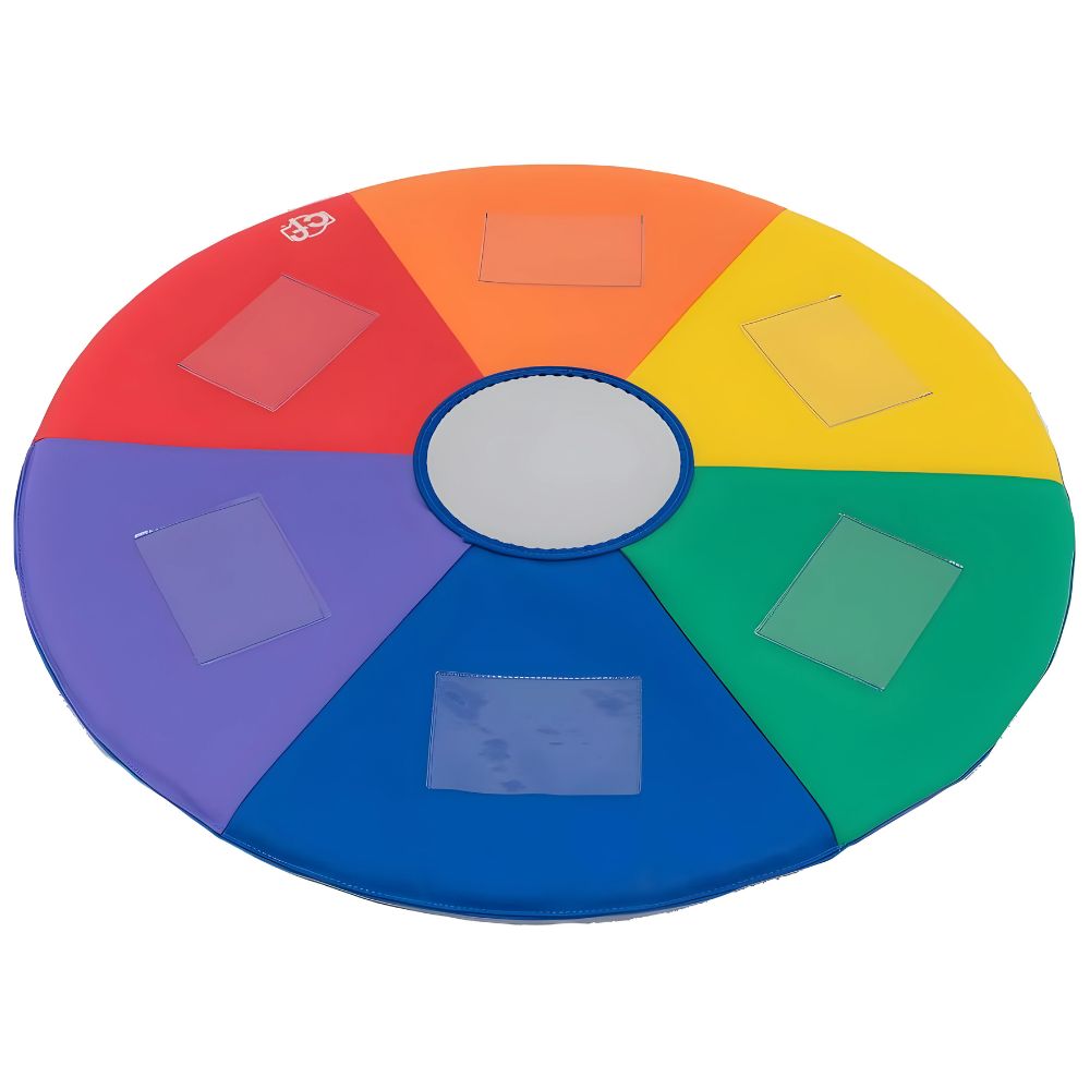 Tapis d'éveil Sensoriel "See-Me" Rainbow Rond