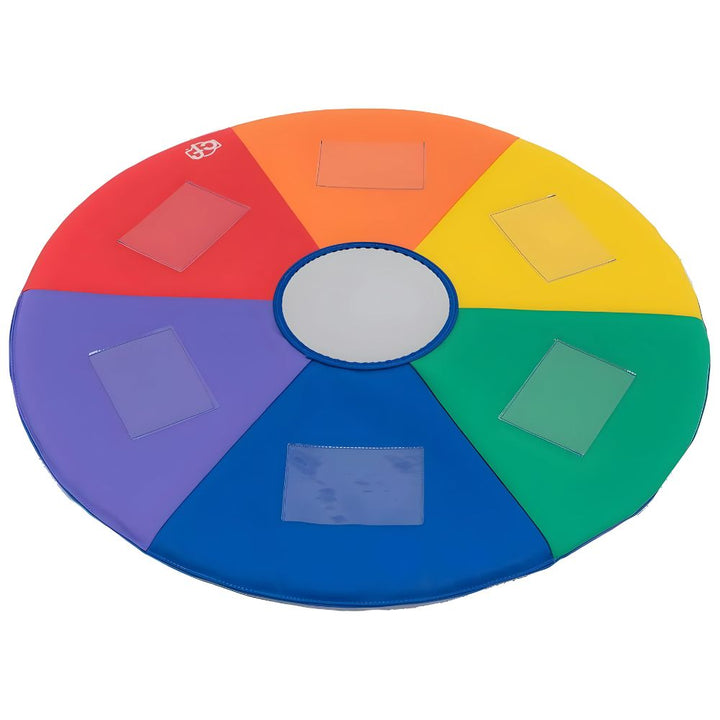 Tapis d'éveil Sensoriel "See-Me" Rainbow Rond