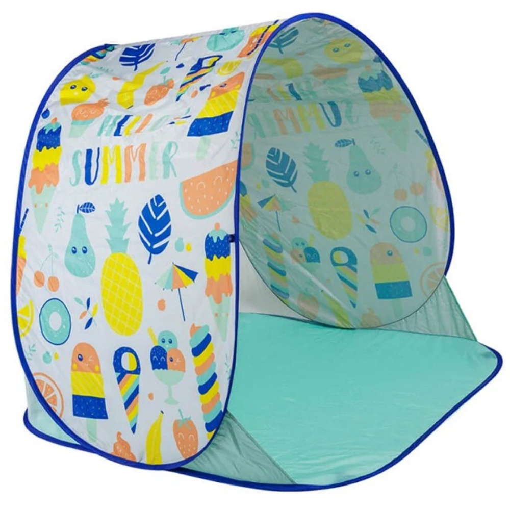 Tente de jeu pop-up pour enfants – Motif Summer Fruits – Intérieur / Extérieur - 1 - Eveil Montessori Maroc