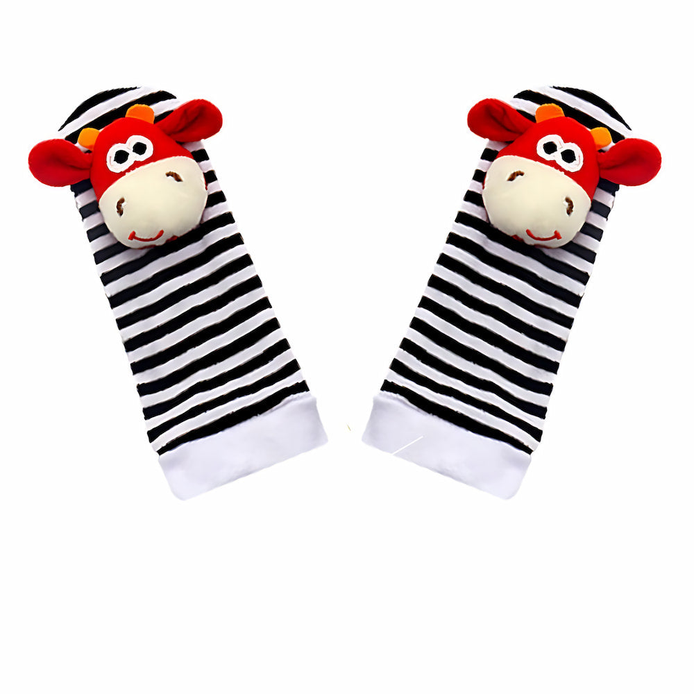 Chaussettes Hochet pour bébé - 4 - Eveil Montessori Maroc