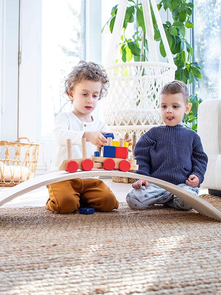 Planche d'équilibre Pikler - Eveil Montessori Maroc