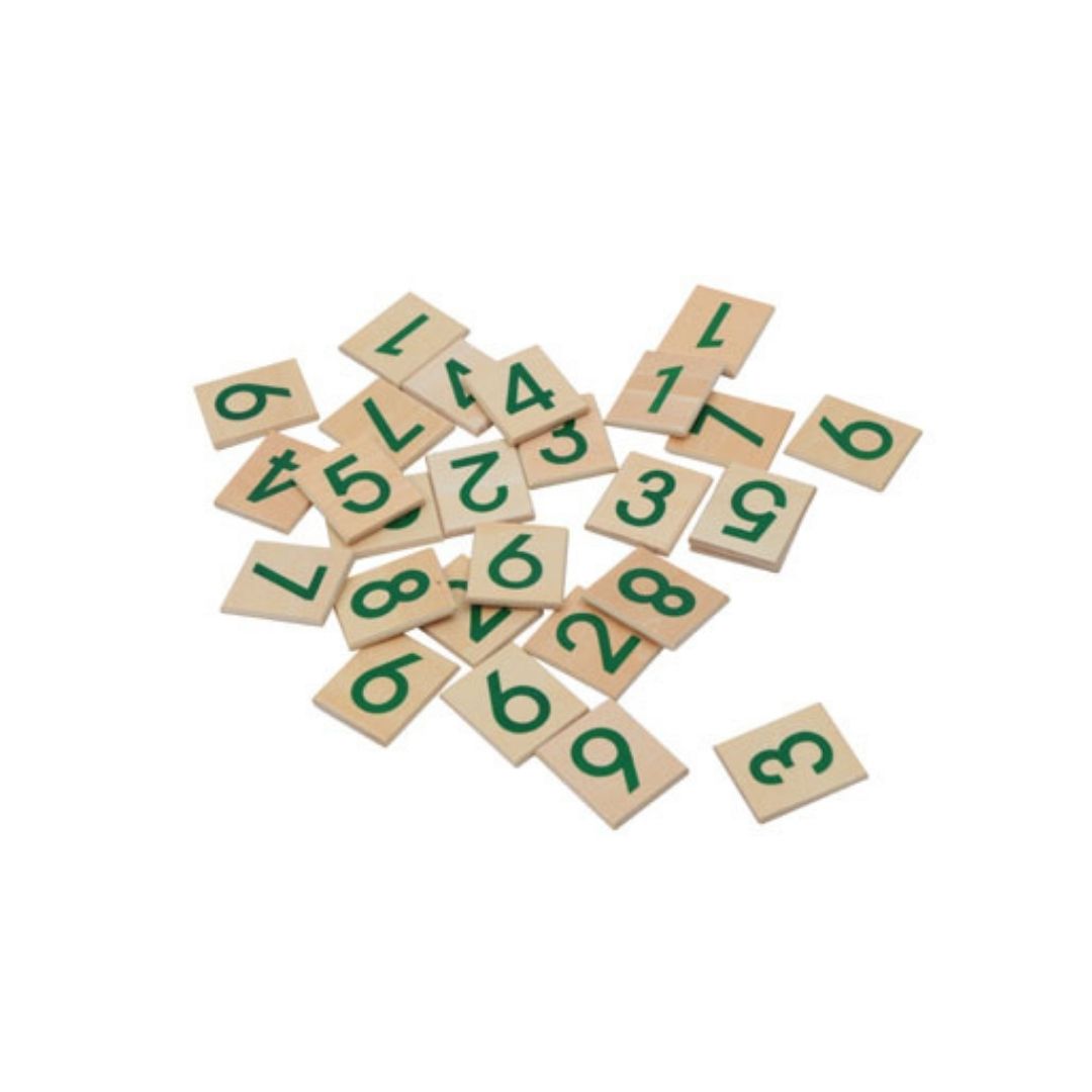 Matériel des perles dorées, plateaux et symboles 7 mm - Eveil Montessori Maroc