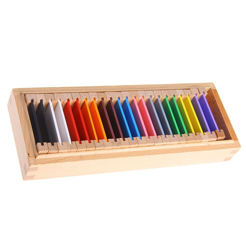 Tablettes de couleurs - Boîte N°2 - Eveil Montessori Maroc