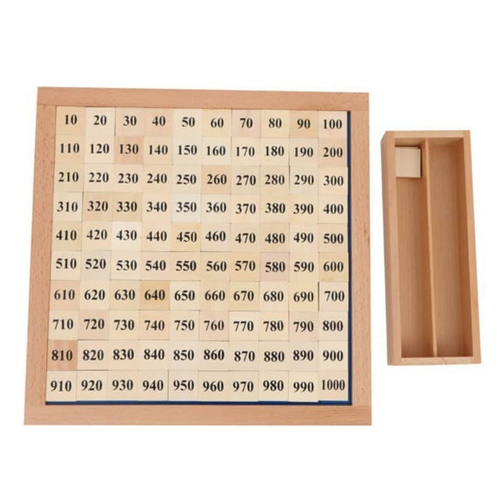 Tableau de 1000 - Eveil Montessori Maroc