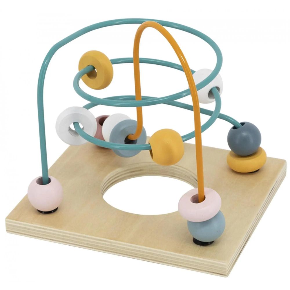 Boîte d'activité en bois 5 en 1 - Eveil Montessori Maroc