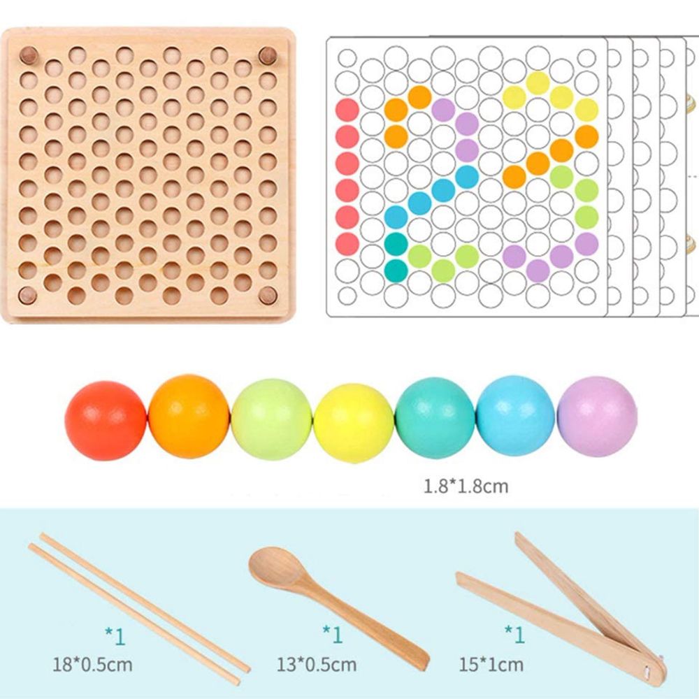 Jeu de billes Fröbel - Eveil Montessori Maroc