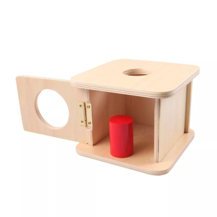 Boîte d'encastrement pour gros cylindre - Eveil Montessori Maroc