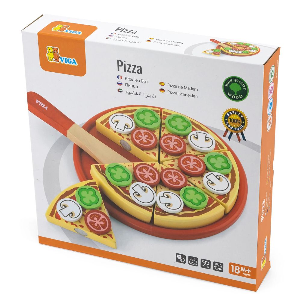 Pizza à découper - Eveil Montessori Maroc