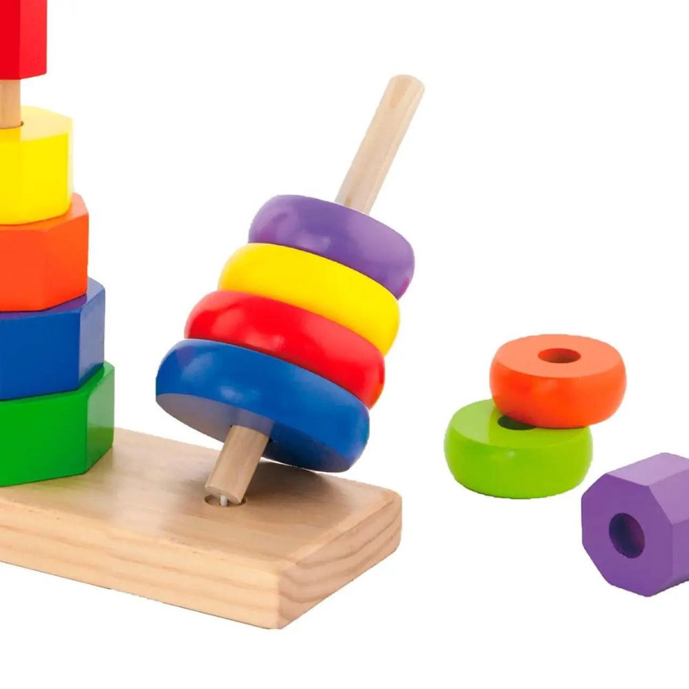 Empileurs Géométriques - Eveil Montessori Maroc