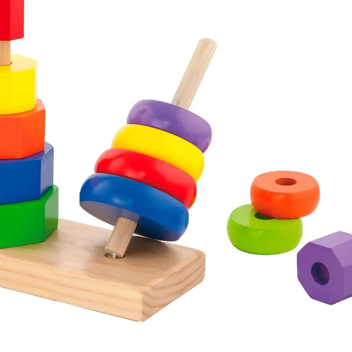 Empileurs Géométriques - Eveil Montessori Maroc