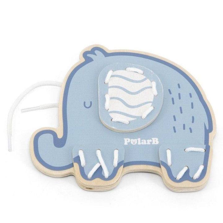 Laçage animaux en bois - Eveil Montessori Maroc