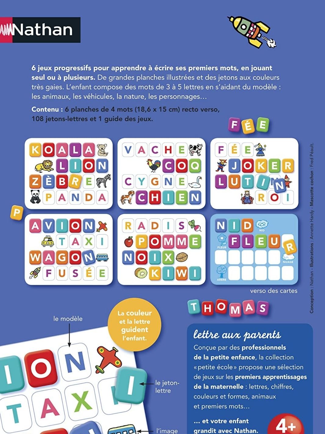 La petite école : Les mots - Eveil Montessori Maroc