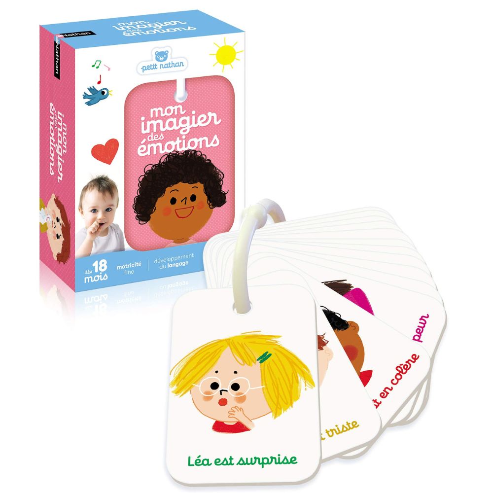 Mon imagier des émotions / dès 12 mois - Eveil Montessori Maroc