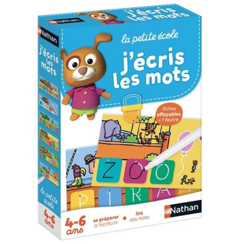 J'écris les mots - Eveil Montessori Maroc
