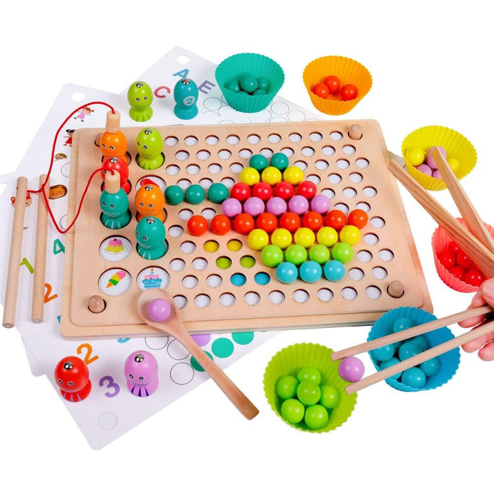 Jeu de billes Fröbel - Eveil Montessori Maroc