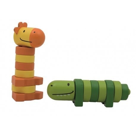 Jeu amis empilables - Eveil Montessori Maroc