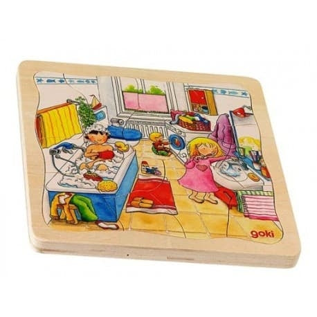 Puzzle à couches ma journée - Eveil Montessori Maroc