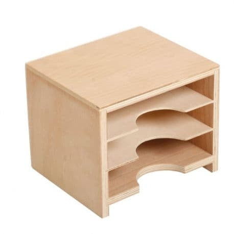Cabinet des cartes des formes géométriques - Eveil Montessori Maroc