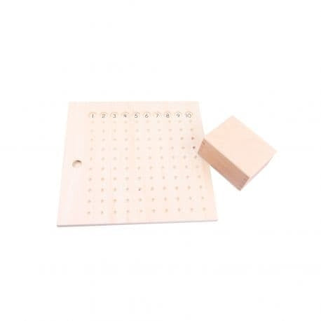 Tableau de la multiplication - Eveil Montessori Maroc